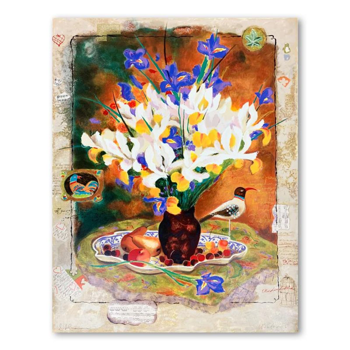 Alexander Galtchansky (1959-2008) and Tanya Wissotzky (1959-2006), Hand Signed Limited Edition Serigraph on Paper with Letter of Authenticity.