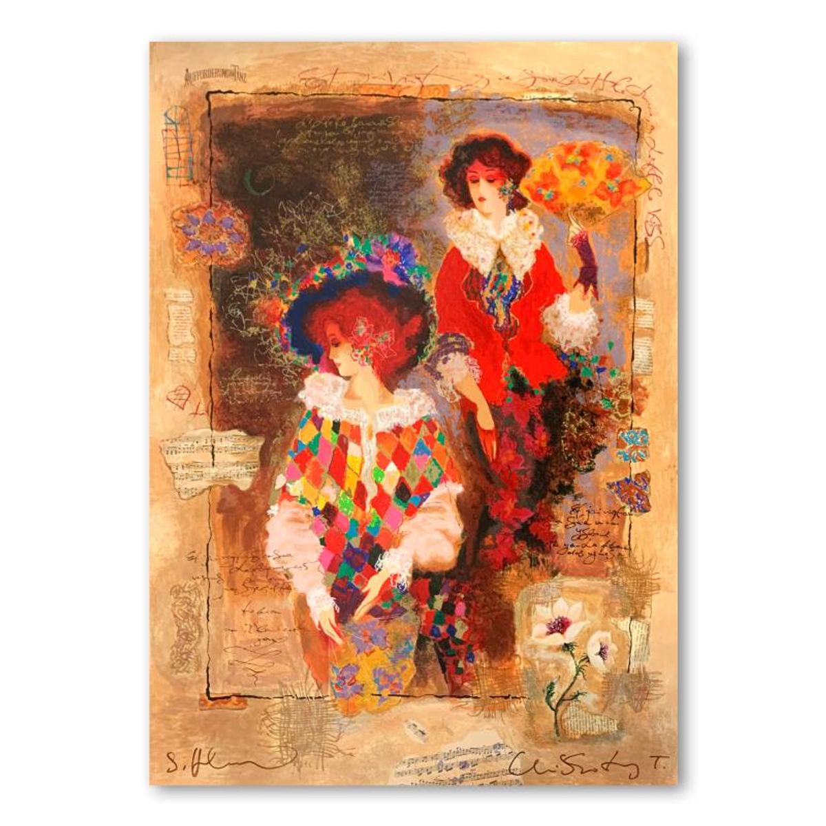 Alexander Galtchansky (1959-2008) and Tanya Wissotzky (1959-2006), Hand Signed Limited Edition Serigraph on Paper with Letter of Authenticity.