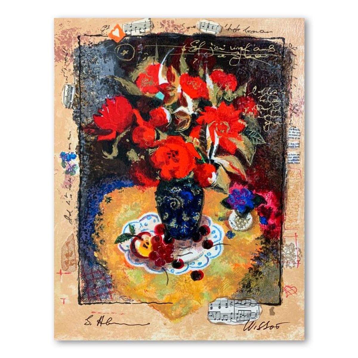 Alexander Galtchansky (1959-2008) and Tanya Wissotzky (1959-2006), Hand Signed Limited Edition Serigraph on Paper with Letter of Authenticity.