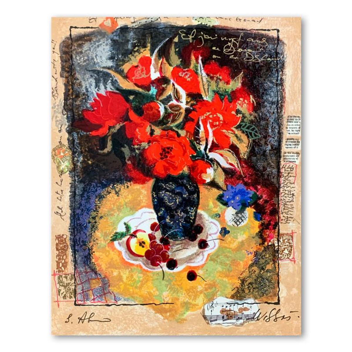 Alexander Galtchansky (1959-2008) and Tanya Wissotzky (1959-2006), Hand Signed Limited Edition Serigraph on Paper with Letter of Authenticity.