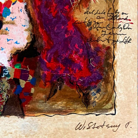 Alexander Galtchansky (1959-2008) and Tanya Wissotzky (1959-2006), "Memories of Venice" Hand Signed Limited Edition Serigraph on Paper with Letter of Authenticity.