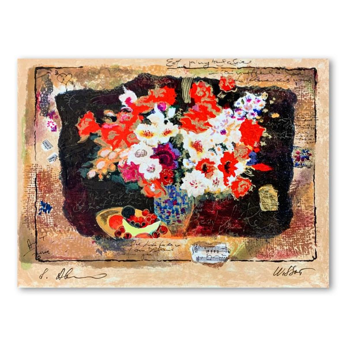 Alexander Galtchansky (1959-2008) and Tanya Wissotzky (1959-2006), Hand Signed Limited Edition Serigraph on Paper with Letter of Authenticity.