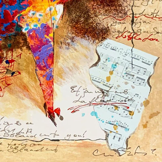 Alexander Galtchansky (1959-2008) and Tanya Wissotzky (1959-2006), Hand Signed Limited Edition Serigraph on Paper with Letter of Authenticity.