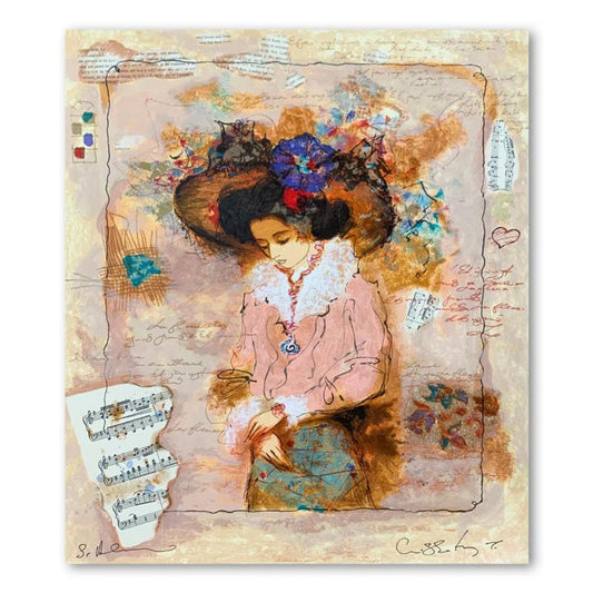 Alexander Galtchansky (1959-2008) and Tanya Wissotzky (1959-2006), "Emmanuel" Hand Signed Limited Edition Serigraph on Paper with Letter of Authenticity.