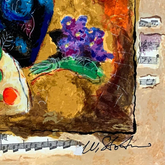 Alexander Galtchansky (1959-2008) and Tanya Wissotzky (1959-2006), Hand Signed Limited Edition Serigraph on Paper with Letter of Authenticity.