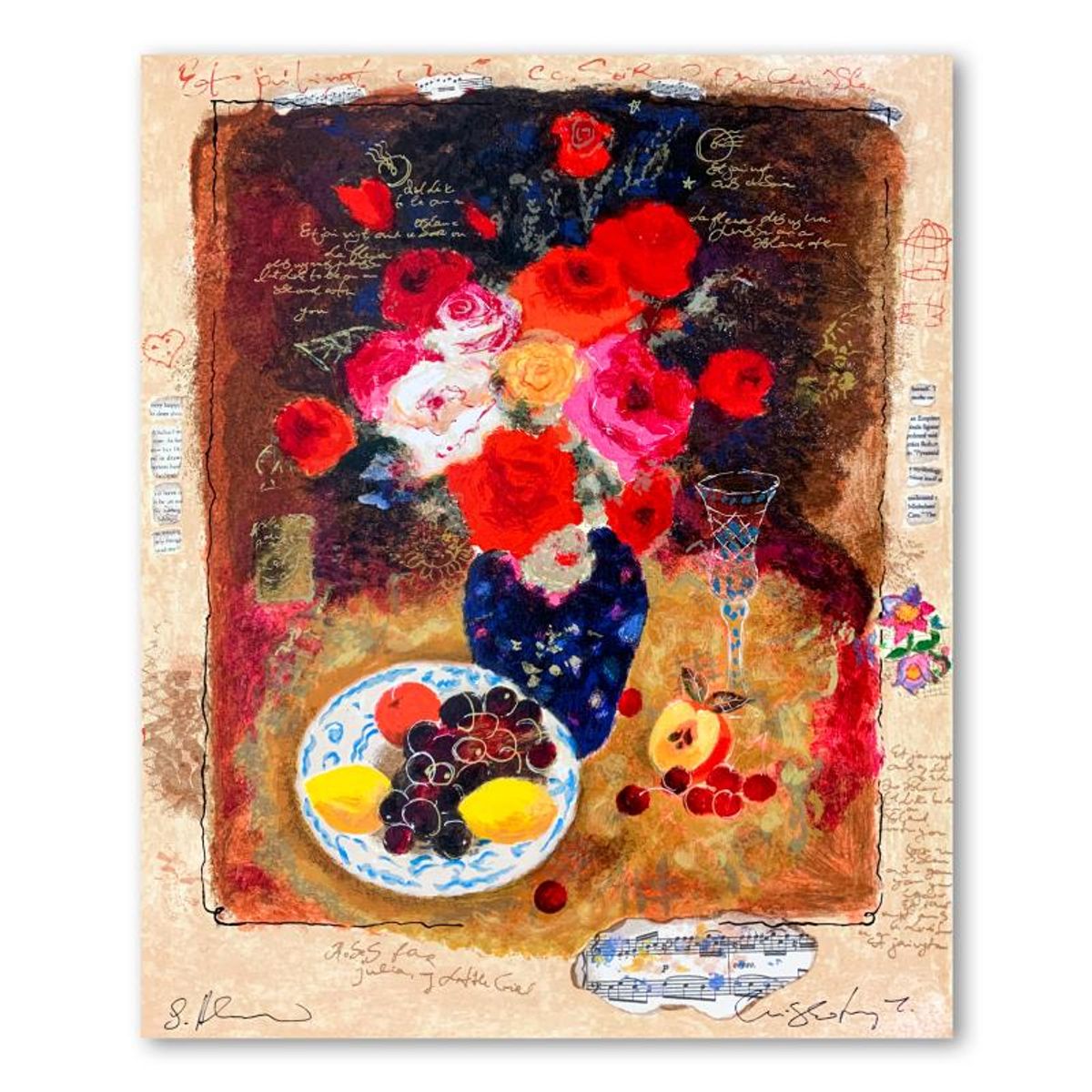 Alexander Galtchansky (1959-2008) and Tanya Wissotzky (1959-2006), Hand Signed Limited Edition Serigraph on Paper with Letter of Authenticity.