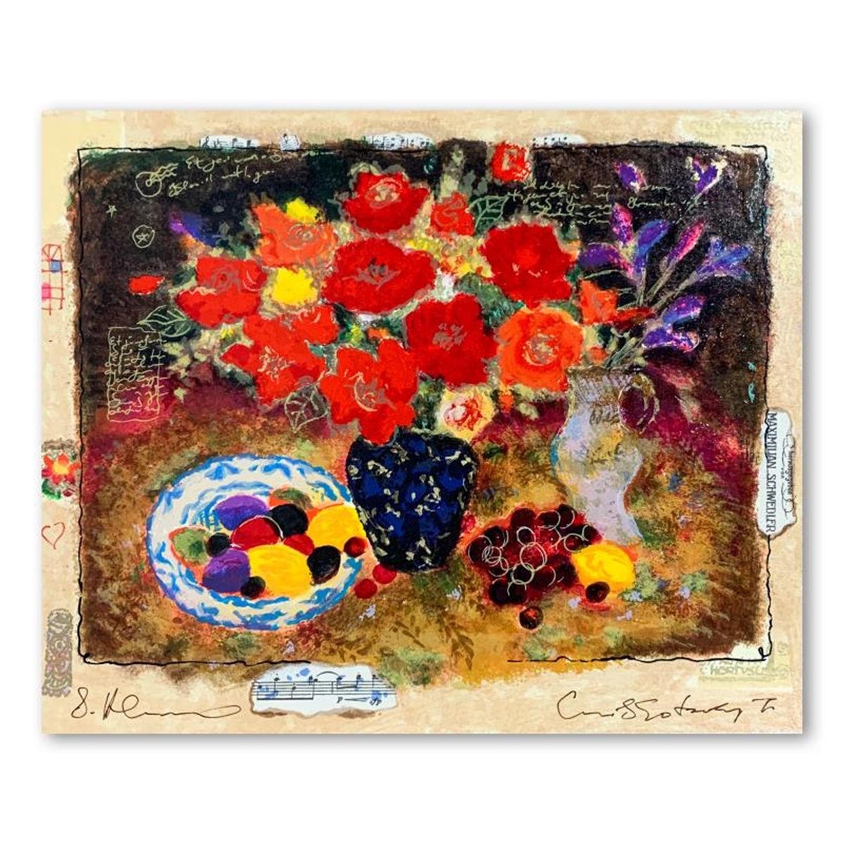 Alexander Galtchansky (1959-2008) and Tanya Wissotzky (1959-2006), Hand Signed Limited Edition Serigraph on Paper with Letter of Authenticity.