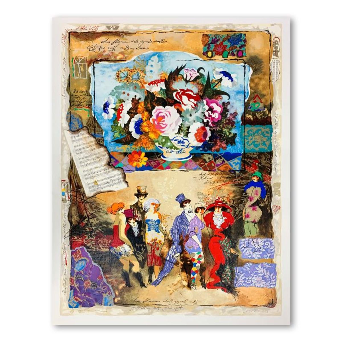 Alexander Galtchansky (1959-2008) and Tanya Wissotzky (1959-2006), Hand Signed Limited Edition Serigraph on Paper with Letter of Authenticity.