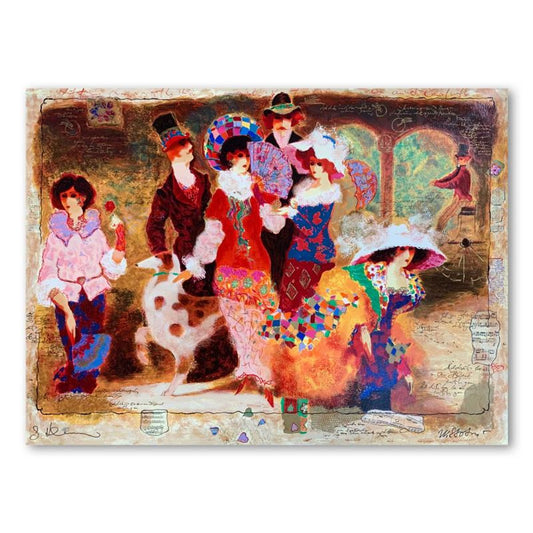 Alexander Galtchansky (1959-2008) and Tanya Wissotzky (1959-2006), "Nocturne II" Hand Signed Limited Edition Serigraph on Paper with Letter of Authenticity.