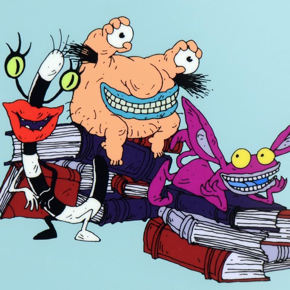 Nickelodeon, "Aaahh!!! Real Monsters" Limited Edition Sericel with Letter of Authenticity.