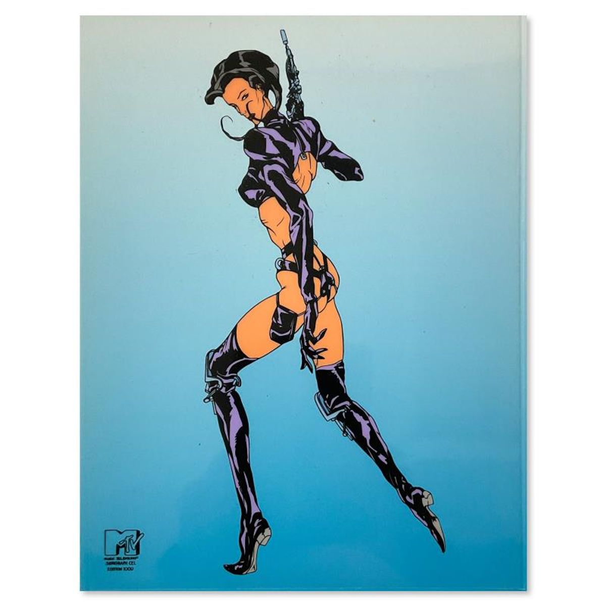 Aeon Flux Limited Edition Sericel from MTV with Letter of Authenticity