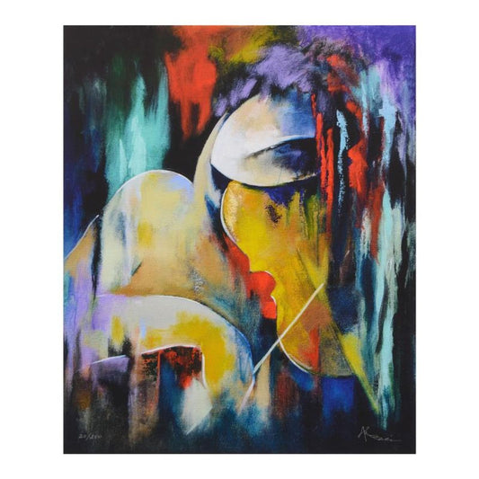 Arbe, "Virtuoso" Limited Edition on Canvas, Numbered and Hand Signed with Certificate of Authenticity.