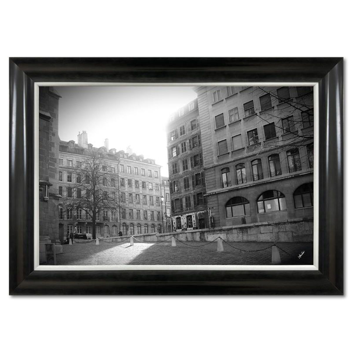 Misha Aronov, "November Morning" Framed Limited Edition Photograph on Canvas, Numbered and Hand Signed with Letter of Authenticity.