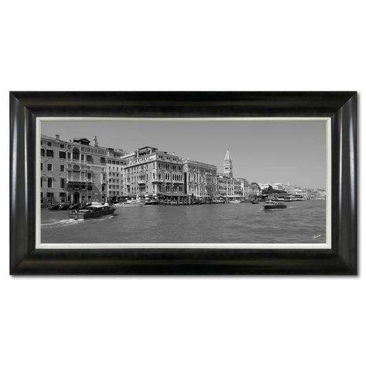 Misha Aronov, "Venice 1" Framed Limited Edition Photograph on Canvas, Numbered and Hand Signed with Letter of Authenticity.