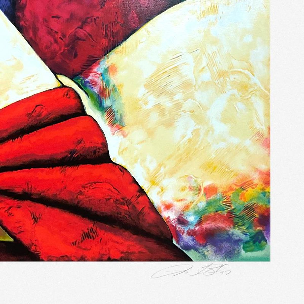 LaShun Beal, "A Moment of Pleasure" Limited Edition Printer's Proof Serigraph, Numbered and Hand Signed with Letter of Authenticity