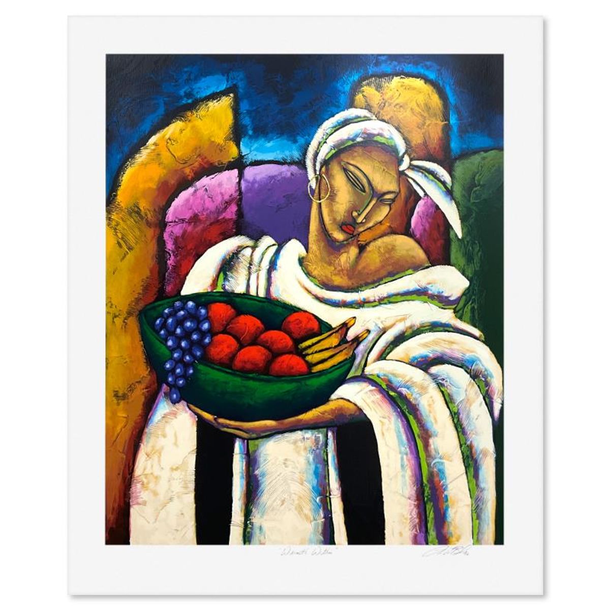 LaShun Beal, "Warmth Within" Limited Edition Printer's Proof Serigraph, Numbered and Hand Signed with Letter of Authenticity