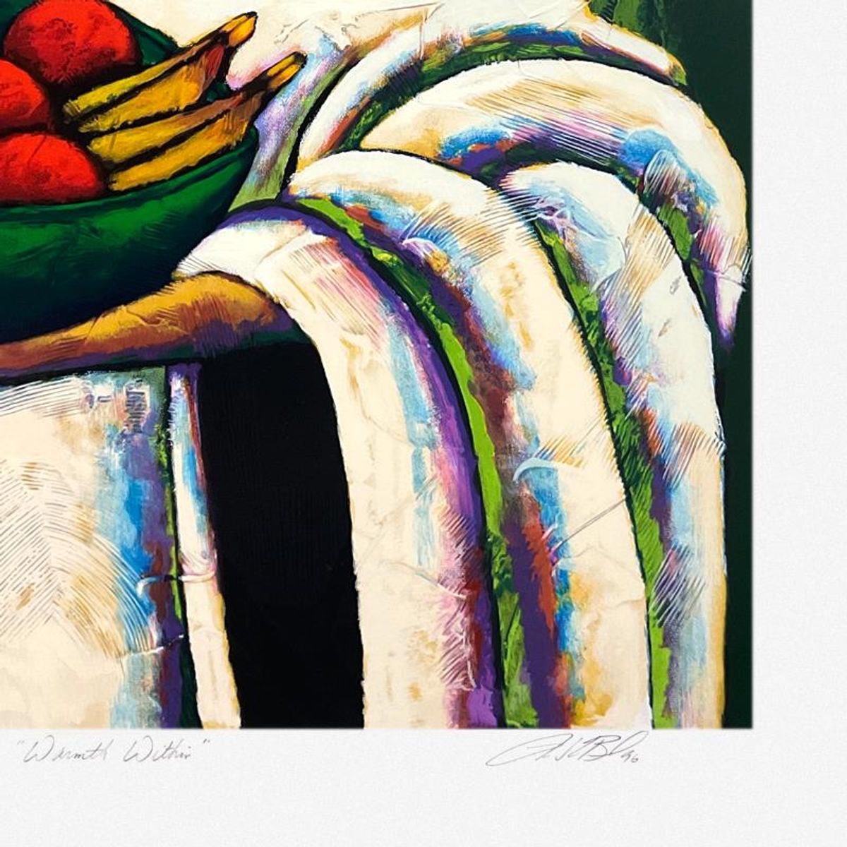 LaShun Beal, "Warmth Within" Limited Edition Printer's Proof Serigraph, Numbered and Hand Signed with Letter of Authenticity
