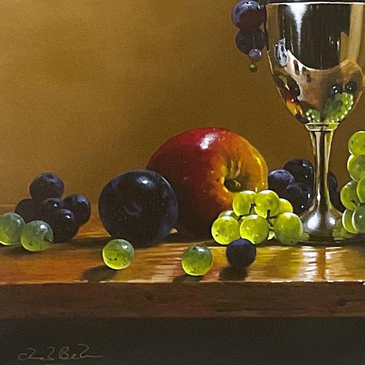 Charles Becker, "Delicious" Limited Edition Serigraph, Numbered and Hand Signed with Letter of Authenticity