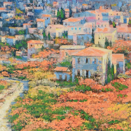 Howard Behrens (1933-2014), "Tuscany" Limited Edition on Canvas, Numbered and Signed with COA.