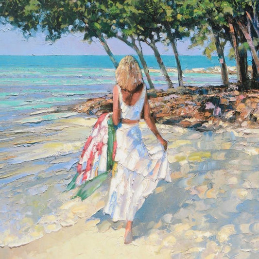 Howard Behrens (1933-2014), "My Beloved" Limited Edition on Canvas, Numbered and Signed with COA.