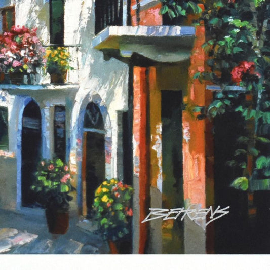 Howard Behrens (1933-2014), "Village Hideaway" Limited Edition, Numbered and Signed with Letter of Authenticity.