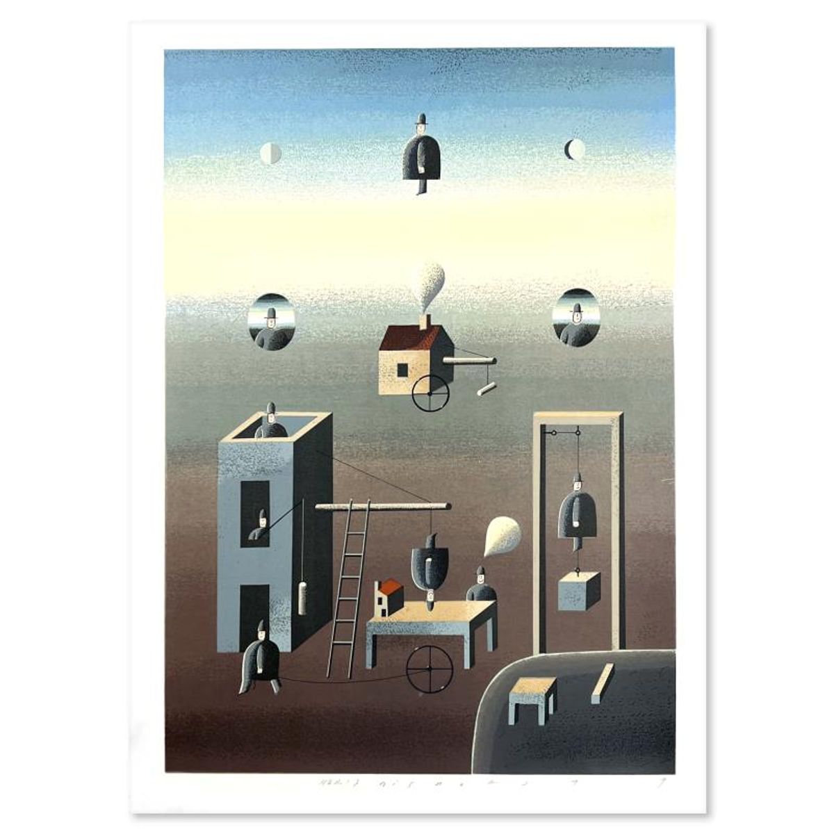 Maris Bishofs, Hand Signed Limited Edition Serigraph with Letter of Authenticity.