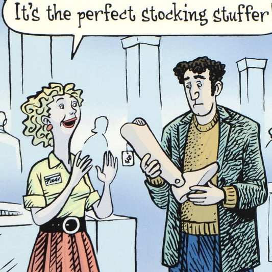 Bizarro, "Stocking Stuffer" Numbered Limited Edition Hand Signed by creator Dan Piraro; Letter of Authenticity.