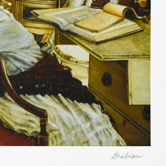 Susan Brabeau, "Not Quite Right" Limited Edition Seriolithogrpah, Numbered and Hand Signed with Letter of Authenticity.