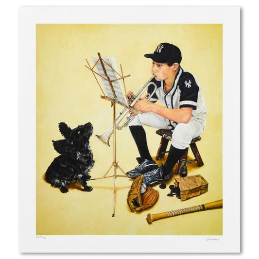 Susan Brabeau, "Practice" Limited Edition Seriolithogrpah, Numbered and Hand Signed with Letter of Authenticity.