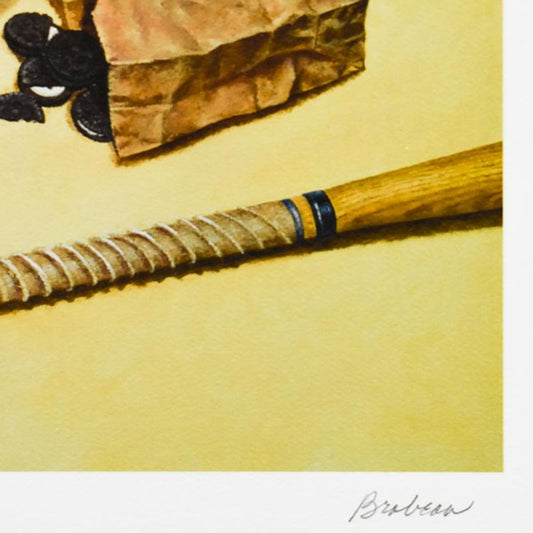 Susan Brabeau, "Practice" Limited Edition Seriolithogrpah, Numbered and Hand Signed with Letter of Authenticity.