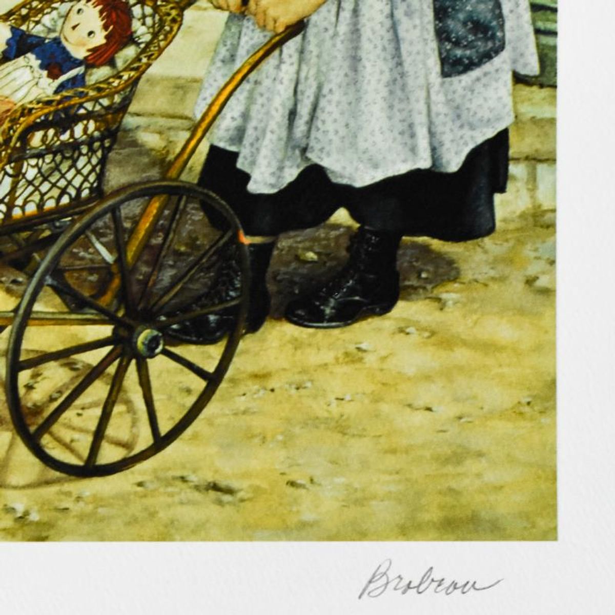 Susan Brabeau, "Snatched Away" Limited Edition Seriolithogrpah, Numbered and Hand Signed with Letter of Authenticity.