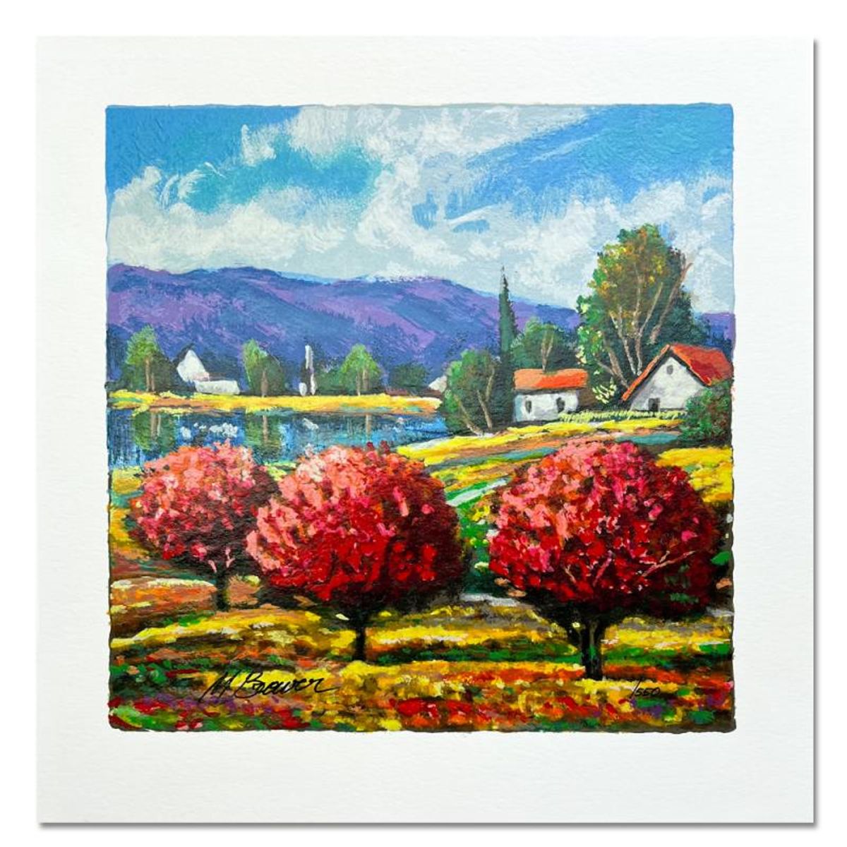 Mark Braver, Limited Edition Serigraph, Hand Signed and Numbered with Letter of Authenticity.