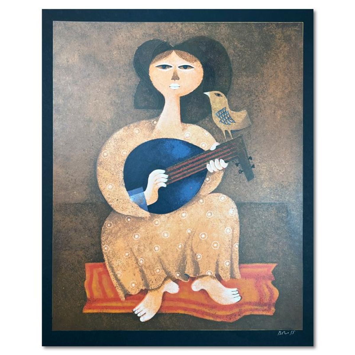 Samy Briss, Limited Edition Serigraph, Hand Signed and Numbered with Letter of Authenticity.