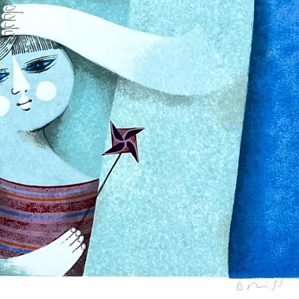 Samy Briss, Limited Edition Serigraph, Hand Signed and Numbered with Letter of Authenticity.