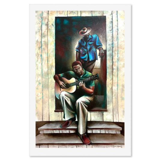 Danny Broadway, "Kat Daddy Blues" Limited Edition Printer's Proof Serigraph, Numbered and Hand Signed with Letter of Authenticity