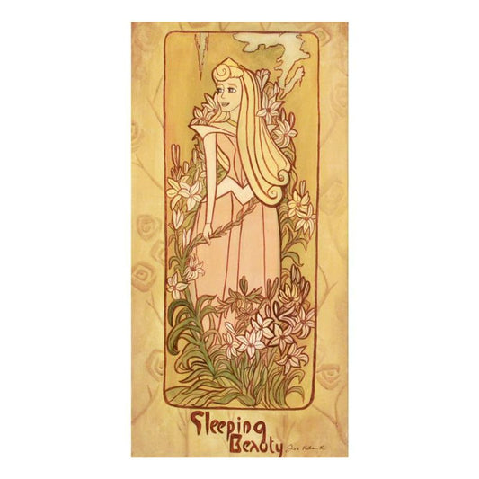 Tricia Buchanan-Benson, "Sleeping Beauty" from a Sold-Out Limited Edition on Canvas from Disney Fine Art, Numbered and Hand Signed with Letter of Authenticity