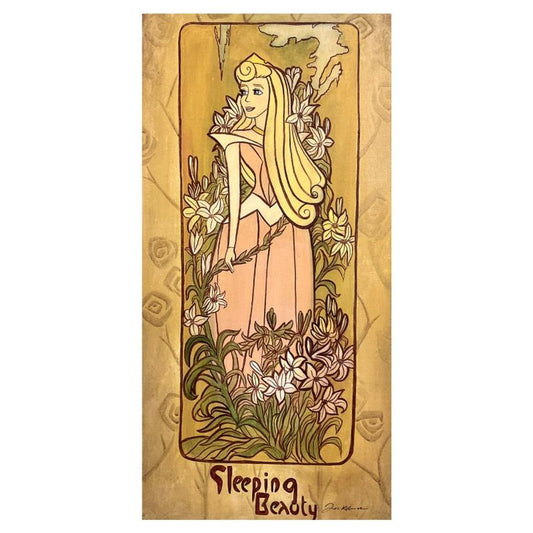 Tricia Buchanan-Benson, "Sleeping Beauty" Limited Edition on Canvas from Disney Fine Art, Numbered and Hand Signed with Letter of Authenticity