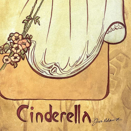 Tricia Buchanan-Benson, "Cinderella" Limited Edition Proof on Canvas from Disney Fine Art, Numbered and Hand Signed with Letter of Authenticity