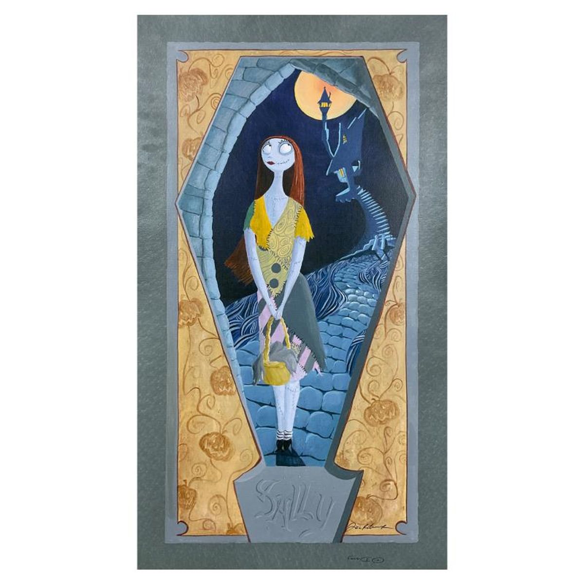 Tricia Buchanan-Benson, "Sally" Limited Edition Proof on Canvas from Disney Fine Art, Numbered and Hand Signed with Letter of Authenticity