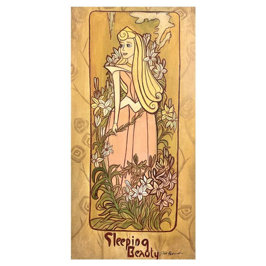 Tricia Buchanan-Benson, "Sleeping Beauty" Limited Edition Proof on Canvas from Disney Fine Art, Numbered and Hand Signed with Letter of Authenticity