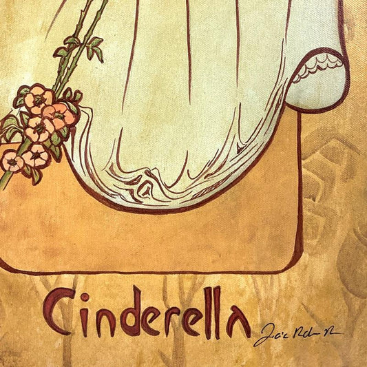 Tricia Buchanan-Benson, "Cinderella" Limited Japanese Edition on Canvas from Disney Fine Art, Numbered and Hand Signed with Letter of Authenticity