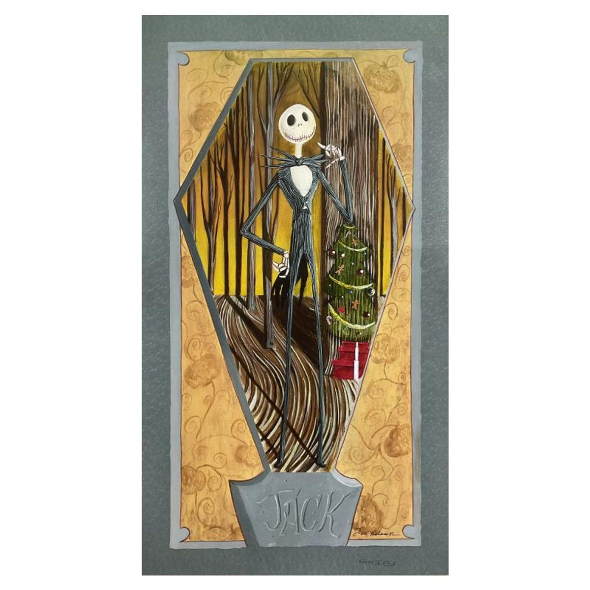 Tricia Buchanan-Benson, "Jack" Limited Japanese Edition on Canvas from Disney Fine Art, Numbered and Hand Signed with Letter of Authenticity
