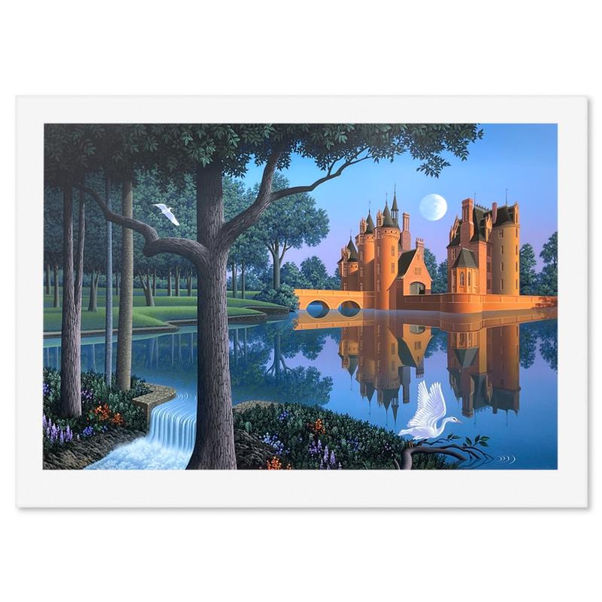 Jim Buckels, "Le Moulin" Limited Edition Printer's Proof Serigraph, Numbered and Hand Signed with Letter of Authenticity
