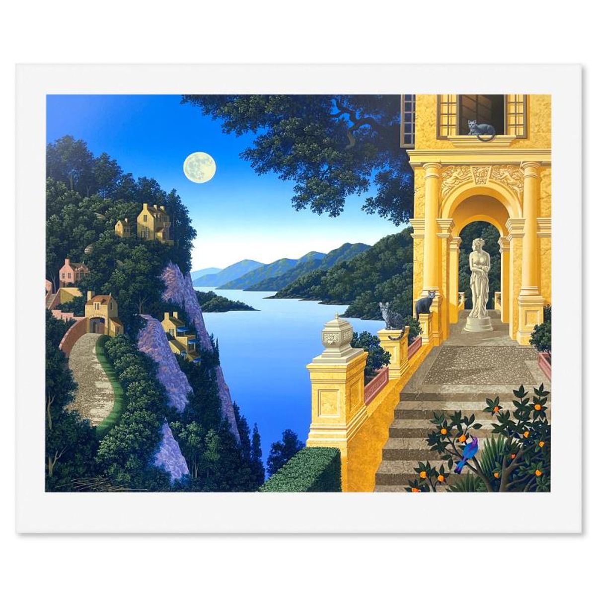 Jim Buckels, "Two Suitors" Limited Edition Printer's Proof Serigraph, Numbered and Hand Signed with Letter of Authenticity