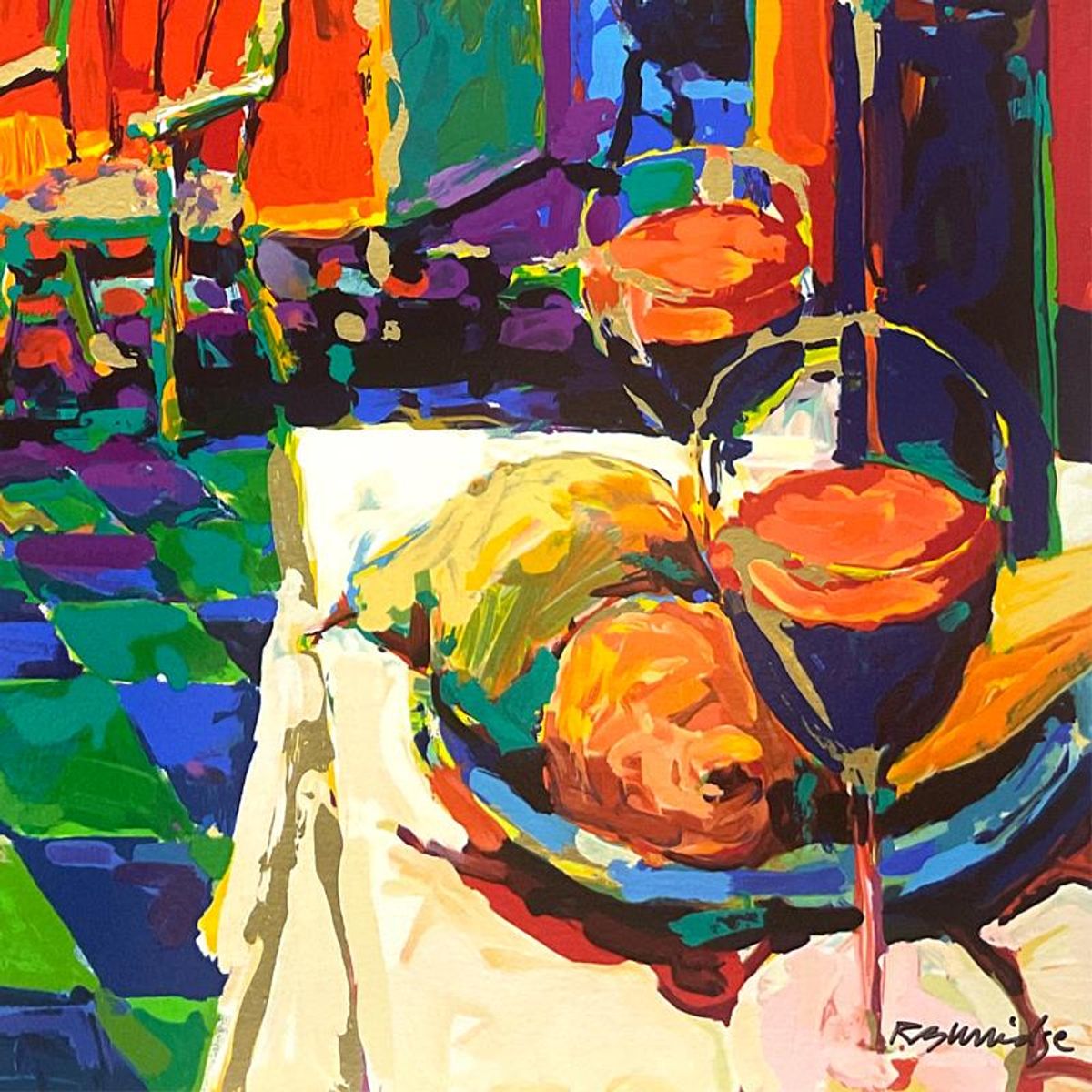 Robert Burridge, "Afternoon Recital" Limited Edition Printer's Proof Serigraph, Numbered and Hand Signed with Letter of Authenticity