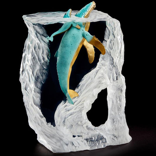 Kitty Cantrell, "Breath of Life" Limited Edition Mixed Media Lucite Sculpture with COA.