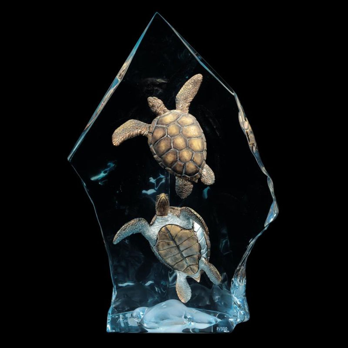 Kitty Cantrell, "Intrepid Spirit" Limited Edition Mixed Media Lucite Sculpture with COA.