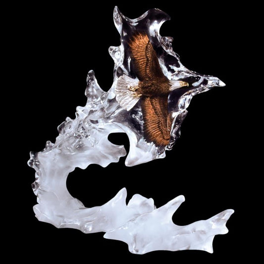 Kitty Cantrell, "Spirit Flight" Limited Edition Mixed Media Lucite Sculpture with COA.