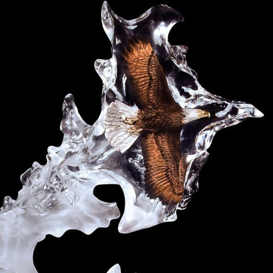 Kitty Cantrell, "Spirit Flight" Limited Edition Mixed Media Lucite Sculpture with COA.