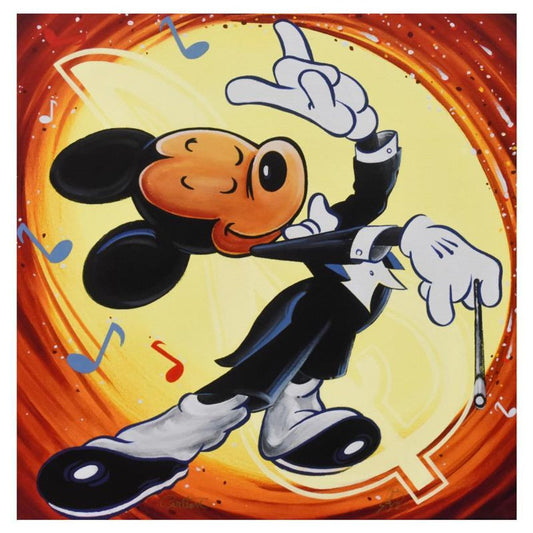 Trevor Carlton & Stephen Reis, "Maestro Mickey" Limited Edition on Canvas from Disney Fine Art, Numbered and Hand Signed by both Artists with Letter of Authenticity